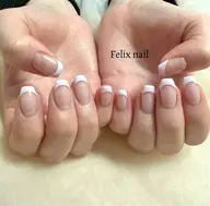 オフあり🌼白フレンチ💅【⚠️白い部分の長さが最低3ミリ程度あり長さを残せる方、お爪の長さがある程度揃っている方】