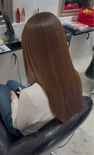【ブリーチ毛でも可能】髪質改善+美髪矯正+カット