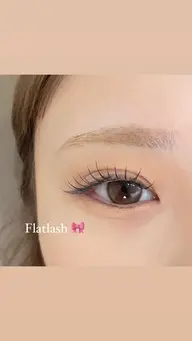 マツエク︎︎✨️まつげエクステ⟡フラットラッシュ🎀100本🎀