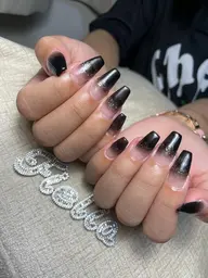 オフなしスカルプ長さ出し+ジェルグラデーション