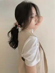 似合わせ前髪カット🤍