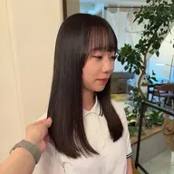 【湿気対策☔️】前髪ストレート✨(カット込)