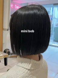 ボブカット＋ハーフ縮毛矯正☘️
