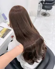 〖明るく柔らかい髪色に🤍〗ブリーチなしダブルカラー➕バイカルテトリートメント➕顔周りカット🎀