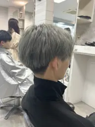 メンズダブルカラー(ケアブリーチ+ワンカラー)