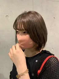 透明感カラー+トリートメント