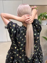 【🎀ブリーチをご希望の方はこちら🎀】ケアブリーチ使用◎ダブルカラー＋高濃度トリートメント