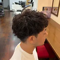 似合わせカット+メンズパーマ+ケアトリートメント