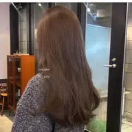 当日OK👌アシスタント割🈹透け感✨️透明感カラー【One color】➕2STEPトリートメント🌼.*