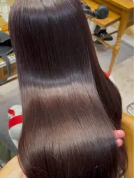 🌹しっかりケア美髪フルコース🌹カット+巻ける縮毛矯正+艶カラー+3ステップトリートメント🫧韓国/レイヤーカット