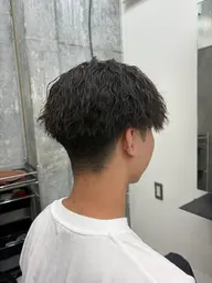 カット+ツイストスパイラルパーマ