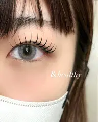 &healthyアンドヘルシー(エクパーマ)🍒フラット120本とパーマ👀✨コーティング仕上げ!LED +¥1000