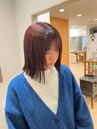 ✨ブリーチなしプレミアムケアWカラー+うる艶トリートメント✨《シャンプーブロー込み》