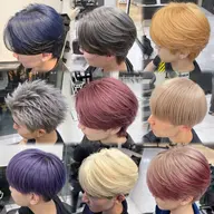 🩵メンズ限定🩵メンズカット➕ケアブリーチ➕デザインカラー