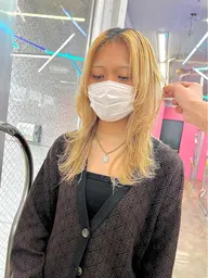 🍋ブリーチメニュー🍋〻黒染め除去〻ブリーチ2回+カラー+トリートメント+メンテナンスカット