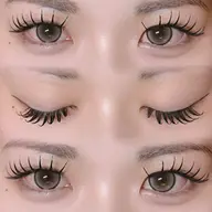 💖【7月限定♡】フラットラッシュ【しっかり盛れる✨】160本🫧束感コーティング仕上げ付き໒꒱· ﾟ{オフ込}