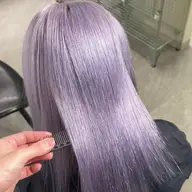 【ラベンダーカラー💜】1ブリーチ(リタッチも)➕カラー➕トリートメント