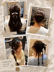 浴衣・推し活 ヘアアレンジ✨️