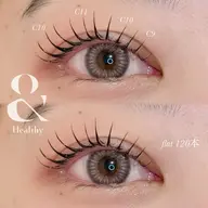 【10〜20代限定*】LEDエクステ🩵100〜120本×パーマ"&Healthy"🎀