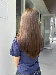 【透明感】赤みを抑える🌱ブリーチなしダブルカラー+marbb