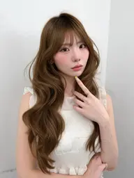 🎀平日指名限定🎀カット➕艶カラー➕AYUNCHEオリジナル1stepトリートメント‎🤍✨➕コテ巻き🇰🇷
