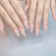 hand チップ長さだし2本アート