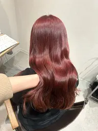 骨格補正カット+ブリーチ無しダブルカラー