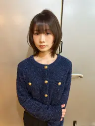【2ヶ月以内リピーター様限定】極艶カラー+カット+TR