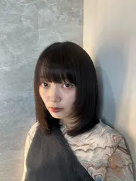 🤍ダメージ、縮毛矯正履歴がある人におすすめ✨傷まないイノアカラー✖️似合わせカット✖️内部補修3stpトリートメント