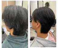 メンズ必見💡骨格補正カット+髪質改善パーマ✨チリチリ毛にさよなら!