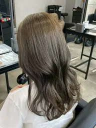 韓国でも流行中✨✨赤味を抑えた透明感ミントカラー🩵💚🥣 ͗ ͗＋トリートメント
