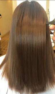 ケアストレート縮毛矯正+カット+5stepトリートメント