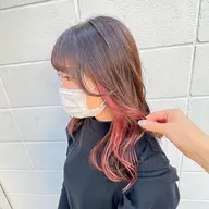 【💛イヤリングカラー💛】全体カラー+インナーカラー+超音波トリートメント✨