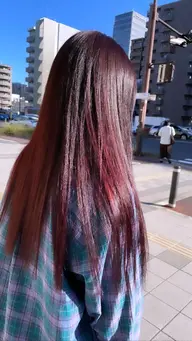 🌈美髪カラー+カット+美髪トリートメント💇♀️✨ナチュラルなカラーでも透明感のある色をその方に合わせて行います♪