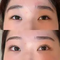【ご新規様限定価格🌼】AI診断まつ毛パーマ&美眉アイブロウWAX（間引き付き）‼️
