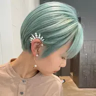 【丸みショートカット+トリートメント】