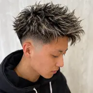 🦅 カット + メッシュ + パーマ 🦅