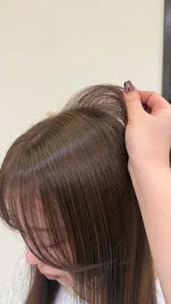 【6月限定価格✨️】ダメージレスで赤み消し🫧ブリーチなしダブルカラー+質感🆙トリートメント