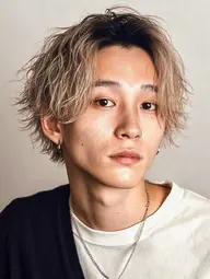 【メンズ限定】カット+低ダメージカラー+眉カット+プチスパ
