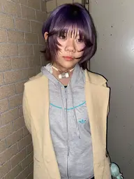 ✅カット(ボブ、ショート限定)+ブリーチカラー