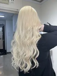 初回限定⭐︎ブリーチ+カラー+ロアバージンエクステ40枚¥30780
