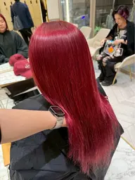 【U24】ケアブリーチダブルカラー➕メンテナンスカット(毛先 2cm or毛量調節)✂️✨