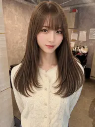 🎀✨【ご新規様限定】✨🎀【暗くしたくない方】柔らかトーンアップカラー➕1stepトリートメント付き❣️韓国/艶髪