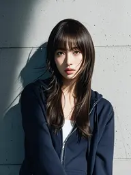💡SNSで話題💡ウルフカット + 髪質改善ストレート /ウルフカット/レイヤーウルフ/ミディアムウルフ