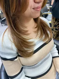 似合わせレイヤーカット✂︎+トリートメント+炭酸スパ✨