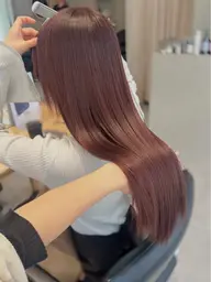 【赤み打ち消し🌱】ブリーチなしWカラー➕TOKIO5stepトリートメント(学割¥15460)
