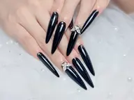 当店人気メニュー✨ チップ長さ出し ワンカラー＆ラメ&マグネット＆フラッシュネイル✨パーツ2個付き✨ソフトジェルオフ込み