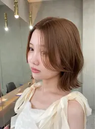 🤍ブリーチなしダブルカラー+カット+1stepトリートメント🤍