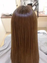 縮毛矯正+カラー+カット