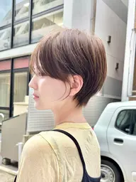 【20​〜​30代の方限定！】小顔見えショートスタイル！⚠️刈り上げNG、お顔が映る撮影がOKな方のみ！